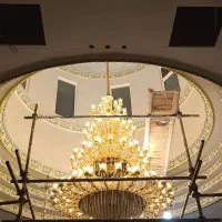 لوستر پروژه محور حسینیه تالار مسجد