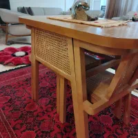 میز ناهارخوری دو نفره همراه دو عدد صندلی|میز و صندلی غذاخوری|مشهد, نیروی هوایی|دیوار