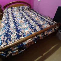 سرویس خواب دونفره به همراه خوشخواب طبی وفنری|تخت و سرویس خواب|گرگان, |دیوار