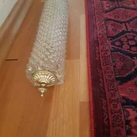 چراغ سرویس بهداشتی یا حمام  قدیمی برنجی عتیقه|لوستر و چراغ آویز|تبریز, |دیوار