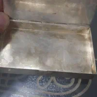 جاسیگاری نقره قدیمی|صنایع دستی و سایر لوازم تزئینی|تهران, آبشار تهران (دریاچه)|دیوار
