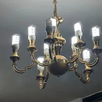لوستر برنز|لوستر و چراغ آویز|زنجان, |دیوار