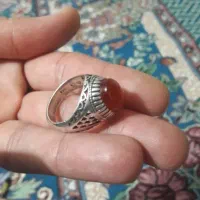 انگشتر عقیق یمنی سنگ اصیل اصلی کمیاب  دومهردار|جواهرات|اردبیل, |دیوار