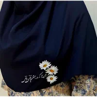 نقاشی روی مقنعه و پارچه