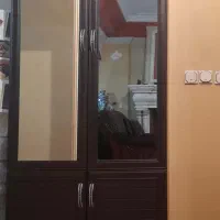 جاکفشی ایستاده آینه دار و میز عسلی سه تکه کمجا