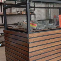 صندلی اپن و کانتر چوبی