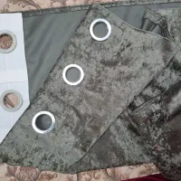 دو عدد یالان طوسی مخمل پتینه
