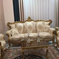 مبل سلطنتی تمام چوب در حد نو|مبلمان خانگی و میز عسلی|رشت, جهاد|دیوار