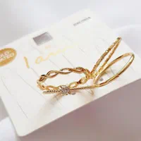 انگشتر پکی نگین دار زیرکنیا با روکش طلا|بدلیجات|رشت, دیانتی|دیوار