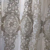 پرده تور با دستک|پرده، رانر، رومیزی|مشهد, طرق|دیوار