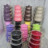 سرویس قابلمه 8 پارچه روحی رنگی فقط کلی