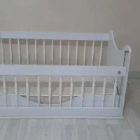 تخت نوزاد بامبو. سرسره . گهواره