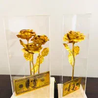 کادو گل طلایی