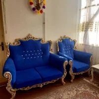 مبل ۷ نفره آبی