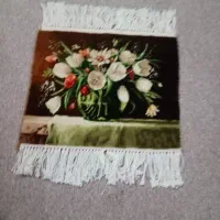 تابلو فرش دست بافت آماده برای قاب