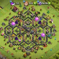 اکانت کلش تاون ۹ مکس