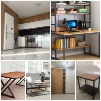 کابینت ، کمد و انواع سازه های چوبی و فلزی