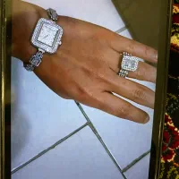 ساعت مچی نقره برای عروسی ونامزدی بافاکتور خرید