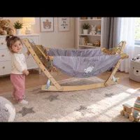 تخت گهواره چوبی