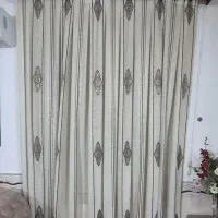 پرده و پشت دری با کتیبه|پرده، رانر، رومیزی|رفسنجان, |دیوار