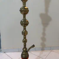 قلیان تمام برنجی عربی|صنایع دستی و سایر لوازم تزئینی|گلپایگان, |دیوار