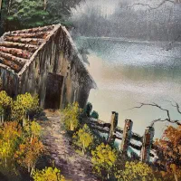 تابلو رنگ روغن 100در 80