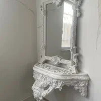 آینه کنسول فایبر گلاس پلی استر رزین