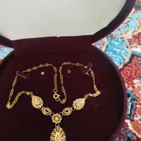 طلا النگو وگردنی و انگشتر