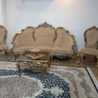 مبلمان ۹نفره استیل|مبلمان خانگی و میز عسلی|تهران, حافظیه|دیوار