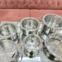 سرویس قابلمه استیل قدیمی|ظروف پخت‌وپز|تهران, دولتخواه جنوبی|دیوار