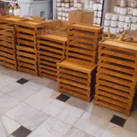 سینی های  رایزر پایه دار چوبی