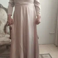 لباس مجلسی ساتن نباتی