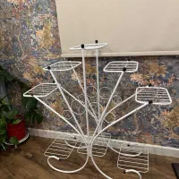 پایه فلزی گلدانو دکوری|صنایع دستی و سایر لوازم تزئینی|تهران, سید خندان (جلفا)|دیوار