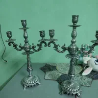 شمدان برنجی روکش نقره