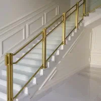 درب ضد سرقت نرده شیشه ای، استیل، لمینت کد F154