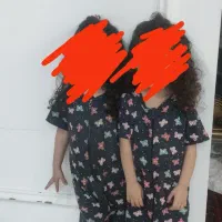 لباس دخترونه دوقلو