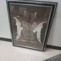 تابلو وان یکاد نو روی پوست نوشته شده سایز 80|تابلو، نقاشی، عکس|مشهد, سرافرازان|دیوار