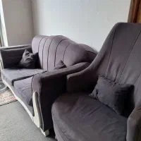 مبل ۴نفره|مبلمان خانگی و میز عسلی|رشت, نخودچر|دیوار