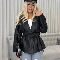 کت چرم زنانه نو