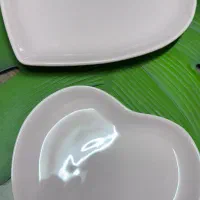 بشقابو‌ویش دستی  قلبی سرامیک دست ساز