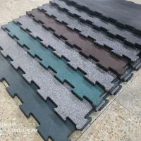 کفپوش گرانولی لاستیکی باشگاهی/پازلی مدلX1