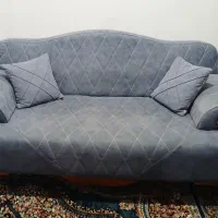 مبل ۷ نفره در حد نو با میز عسلی تربت جام بزد|مبلمان خانگی و میز عسلی|تربت جام, اسماعیل آباد|دیوار