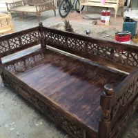 تخت سنتی کد34444 تولیدی تکی وعمده