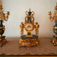 کنسول و ساعت شمعدان ست|بوفه، ویترین، کنسول|ری, دیلمان|دیوار