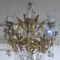 3عدد لوستر برنجی نو|لوستر و چراغ آویز|اراک, |دیوار