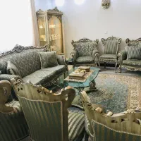 مبلمان و میز ناهارخوری و ویترین منبت کاری لوکس|مبلمان خانگی و میز عسلی|تهران, تاکسیرانی|دیوار