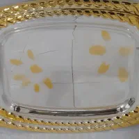 سینی دور طلایی|ظروف سرو و پذیرایی|ملکشاهی, |دیوار