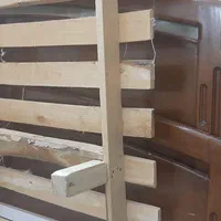 تخت خواب چوبی دونفره|تخت و سرویس خواب|مشهد, ارشاد|دیوار