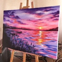 آموزش نقاشی ، رنگ روغن و طراحی لباس