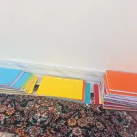 سلام ...دفتر مشق طرح ساده در رنگهای شاد وزیبا